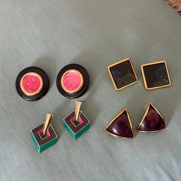 Jewelry - Vintage 80’s Big Earrings